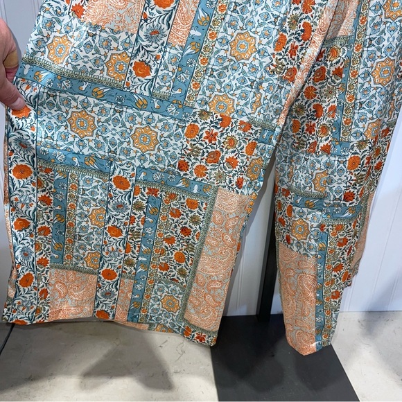 dRA Los Angeles silky satin Print Women's Jumpsuit medium - Picture 9 of 9